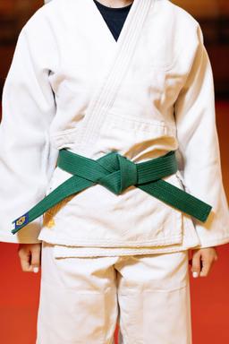 Photo http://static.kintayo.com/images/judo/belts/4_Green_belt.jpg