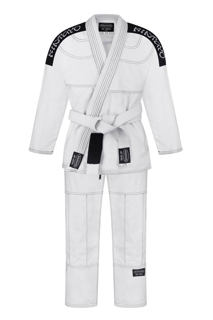 Кімоно біле для джиу-джитсу, щільність 350 гр/м.кв.
