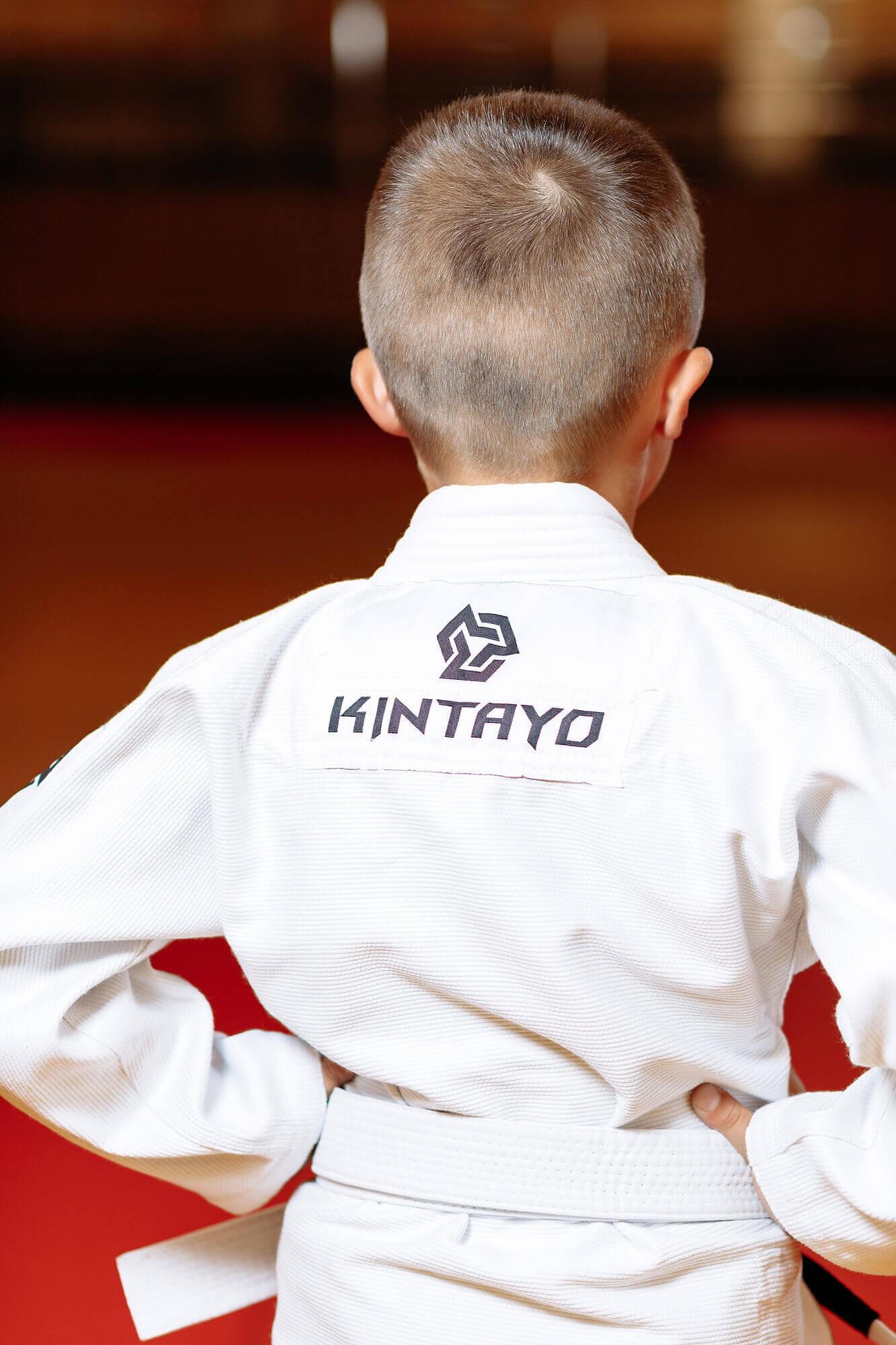 Кімоно для джиу - джитсу біле, TM "Kintayo", 120 зріст, щільність 350 гр/м.кв. 5