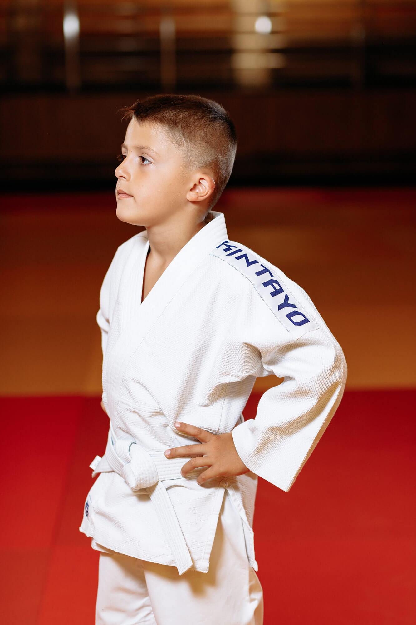 Кімоно для дзюдо біле, TM "Kintayo" Koka, 130 зріст, щільність 350 гр/м.кв. 2