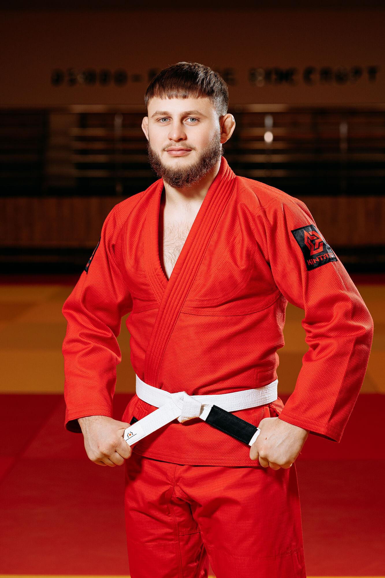 Кімоно для джиу - джитсу червоне, TM "Kintayo", 190 зріст, щільність 450 гр/м.кв. 2