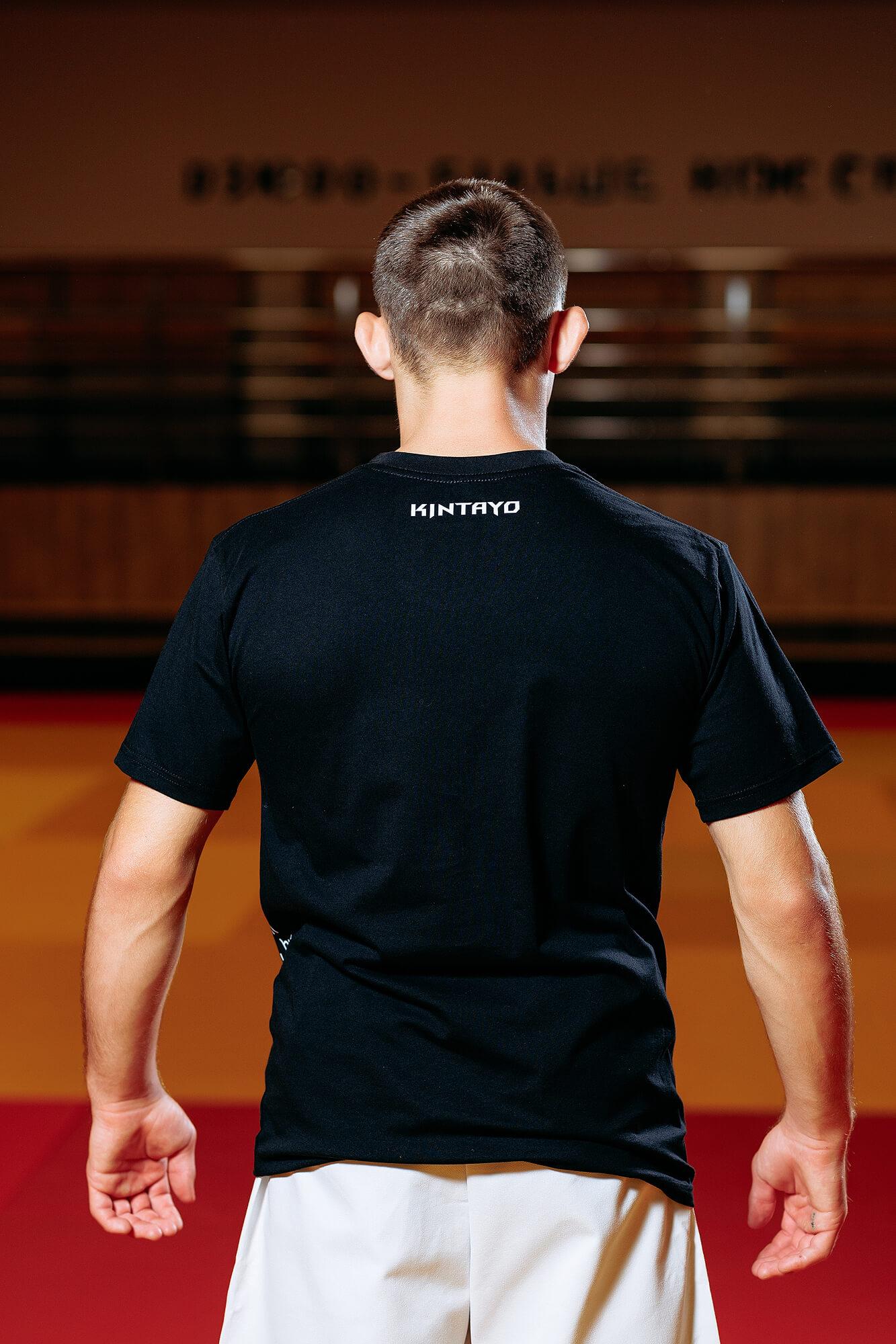 Футболка чорна з відомим написом Кано Дзигоро - Розмір: S 3